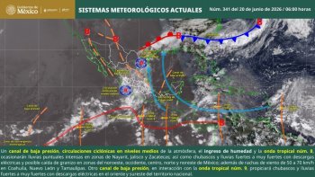 Pronostican lluvias y bochorno en Oaxaca por canal de baja presión y onda tropical 9