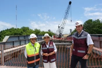 Puente Subteniente López: reconstrucción avanza 37% y promete reactivar economía fronteriza