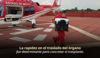 Grupo Relámpagos clave en trasplante de corazón a joven mexiquense
