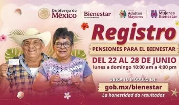 Inicia registro nacional a pensiones para adultos mayores y Mujeres Bienestar