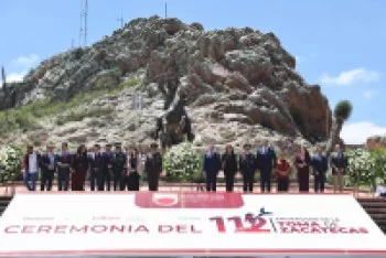 Gobernador David Monreal conmemora 112 aniversario de la Toma de Zacatecas y llama a defender la soberanía