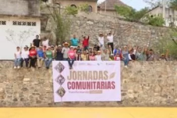 Jornada 'Transformando Guerrero' rehabilitó cancha en Venta Vieja, Eduardo Neri