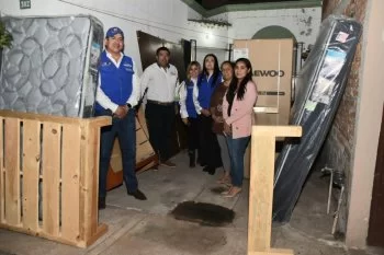 DIF Estatal entrega apoyos a familias afectadas por lluvias en Jesús María