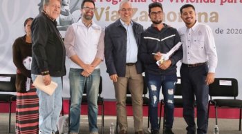Entregan primeras 32 viviendas del Programa Vivienda para el Bienestar en Yurécuaro, Michoacán
