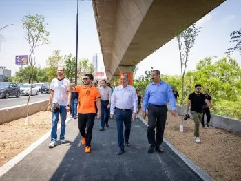 Gobernador inaugura Circuito 3 del Parque Lineal Palacio Federal en Guadalupe