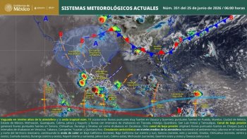 Oaxaca: Lluvias fuertes y calor extremo por onda tropical 11; mar de fondo activo