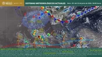 Oaxaca: Lluvias fuertes y calor extremo por onda tropical 11; mar de fondo activo