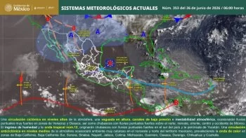 Aguaceros y tormentas eléctricas azotarán Oaxaca por onda tropical y calentamiento diurno