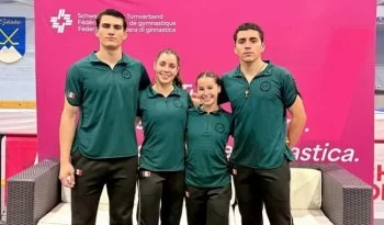 Gimnasia de trampolín mexicana cierra 11 en sincronizados en Copa Mundial de Suiza
