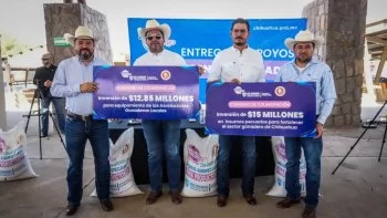 Gobierno de Chihuahua y UGRCH entregan 28 mdp para fortalecer al sector ganadero