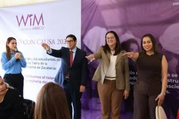 Gobierno de Zacatecas se alía con WIM México para impulsar a mujeres en la minería