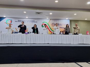 Secretaria del Trabajo reconoce labor del Poder Judicial en Congreso Sindical