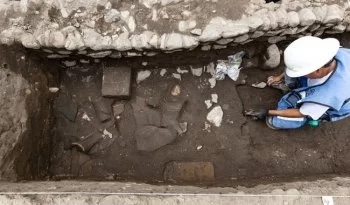 INAH descubre relieves toltecas y entierros infantiles en Tula, Hidalgo