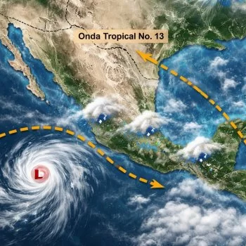 Onda tropical no. 13 y circulación ciclónica provocarán lluvias intensas en México: así será el clima hoy lunes 29 de junio