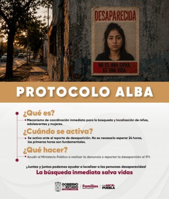 SEDIF Puebla fortalece búsqueda de desaparecidas con Protocolo Alba