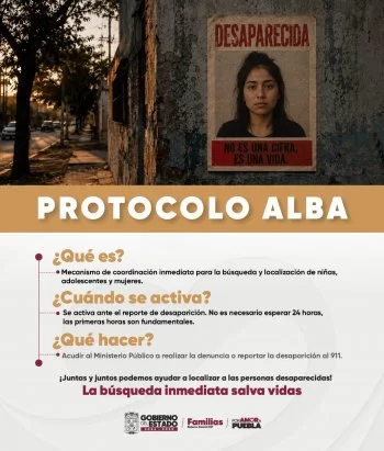 SEDIF Puebla fortalece búsqueda de desaparecidas con Protocolo Alba