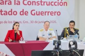 Evelyn Salgado encabeza Mesa de Paz en Chilpancingo; refuerza coordinación por la seguridad