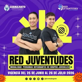 Gobierno de Guanajuato lanza Red Juventudes 2026 para jóvenes de 15 a 30 años