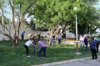 Reforestan Hospital de la Madre y el Niño Guerrerense en el Día Mundial del Árbol