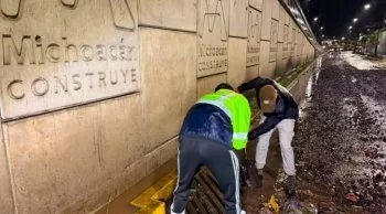 SCOP retira 170 toneladas de lodo y desfoga agua tras lluvias en Morelia