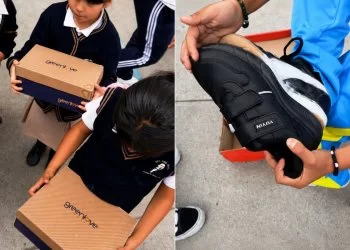 Entregan 310 pares de calzado a estudiantes de primaria en León mediante programa Adopta una Escuela