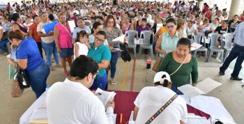 Brigadas de Paz recorren Tercer Milenio por segundo día consecutivo en Tabasco