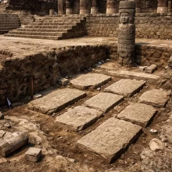 Hallazgo en Tula: estructura tolteca y lápidas del siglo XII descubiertas por el INAH