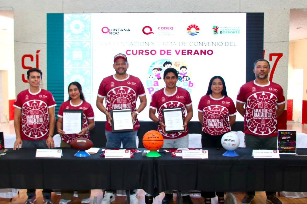CODEQ y Benito Juárez firman convenio para el Curso de Verano “Baaxlo’ob Paalalo’ob 2026” en Cancún