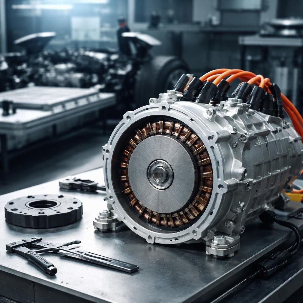 Motor sin tierras raras: California diseña un disco de ferrita de hierro para el coche eléctrico