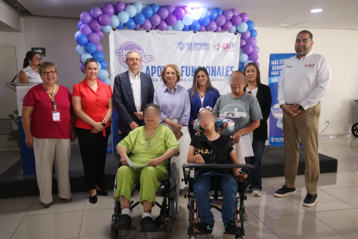 DIF Chihuahua entrega aparatos funcionales a 126 personas con discapacidad de nueve municipios
