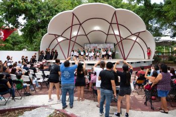 FPMC clausura primer semestre de talleres gratuitos en el BiblioAvión Gervasio de Cozumel