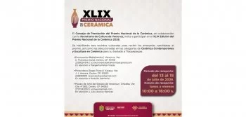 SECVER habilita tres sedes para recepción de piezas del Premio Nacional de la Cerámica 2026