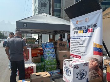 Nuevo León envía 10 toneladas de ayuda a Venezuela; agradece Daniel Acosta solidaridad sin fronteras