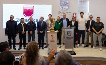 Zacatecas exhibirá el Trofeo de la Copa Mundial de Baloncesto FIBA, anuncia Gobernador David Monreal