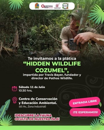 FPMC invita a plática gratuita sobre la fauna oculta de Cozumel con el biólogo Travis Bayer
