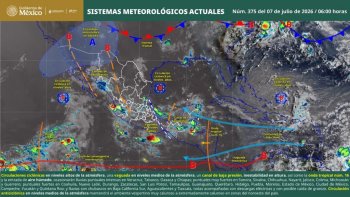 Oaxaca en alerta por lluvias y tren de ondas tropicales; Protección Civil monitorea su evolución
