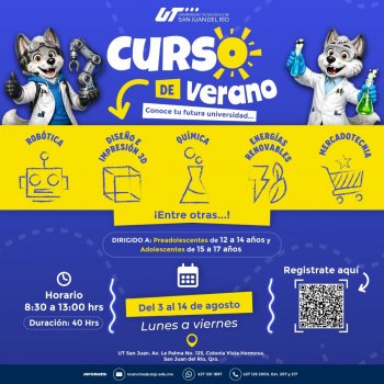 UT San Juan del Río abre curso de verano en ciencia y tecnología para jóvenes