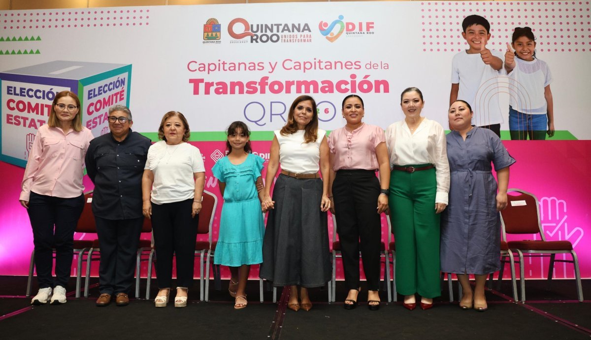 DIF Quintana Roo realiza elección estatal de la Red de Capitanas y Capitanes de la Transformación 2026
