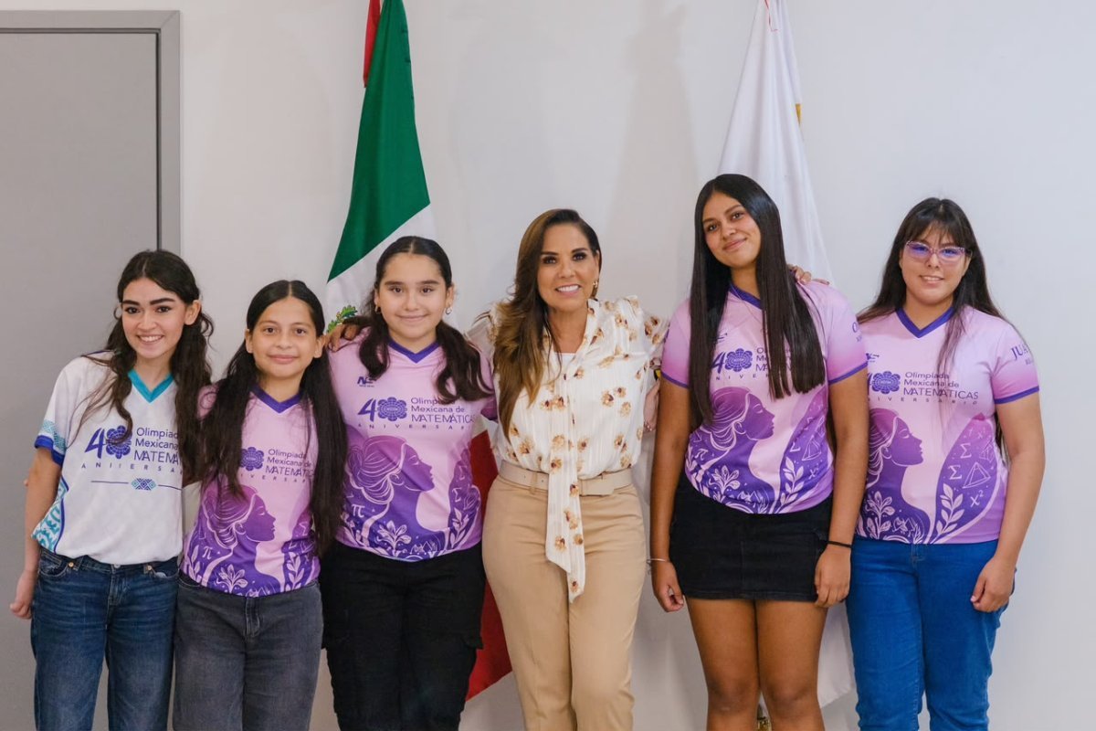 Mara Lezama reconoce a estudiantes de Quintana Roo que destacaron en Olimpiada de Matemáticas