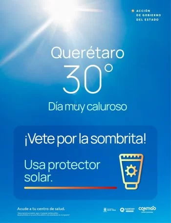 SESA Querétaro llama a cuidar la piel durante temporada de calor para prevenir cáncer y envejecimiento