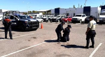 Evalúan competencias básicas a 395 policías en BCS para fortalecer profesionalización