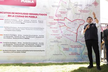 Gobierno de Puebla concluye rehabilitación de 33 vialidades con inversión 100% estatal