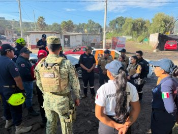 Localizan cuerpo de policía arrastrado por desbordamiento del río Atoyac en Ocoyucan