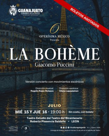 Ópera en Guanajuato: funciones de Carmen y La Bohème agotan boletos gratuitos