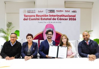 Puebla y Federación refuerzan coordinación contra el cáncer en reunión estatal 2026