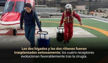 Récord en traslado de órganos: en un solo día se movilizaron dos hígados y dos riñones