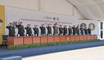 Secretaría de Marina gradúa a 278 especialistas en seguridad nacional y geopolítica