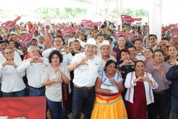 Armenta refrenda apoyo a La Ceiba; destaca obras y respaldo de Sheinbaum