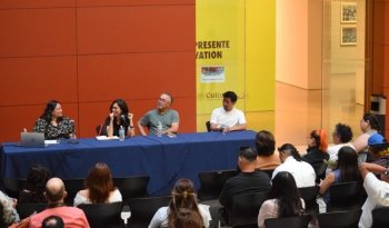 Artistas abordan migración y memoria en charla en el Cecut