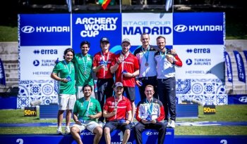 México suma dos platas en Copa del Mundo de tiro con arco en Madrid 2026
